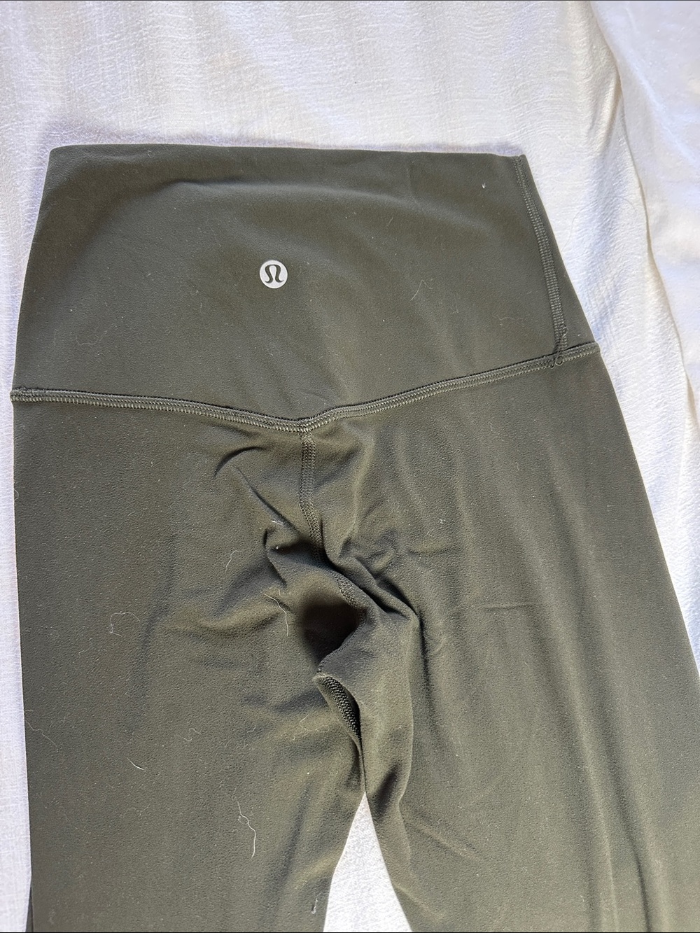 Lululemon High-Rise Align Olive Green Leggings